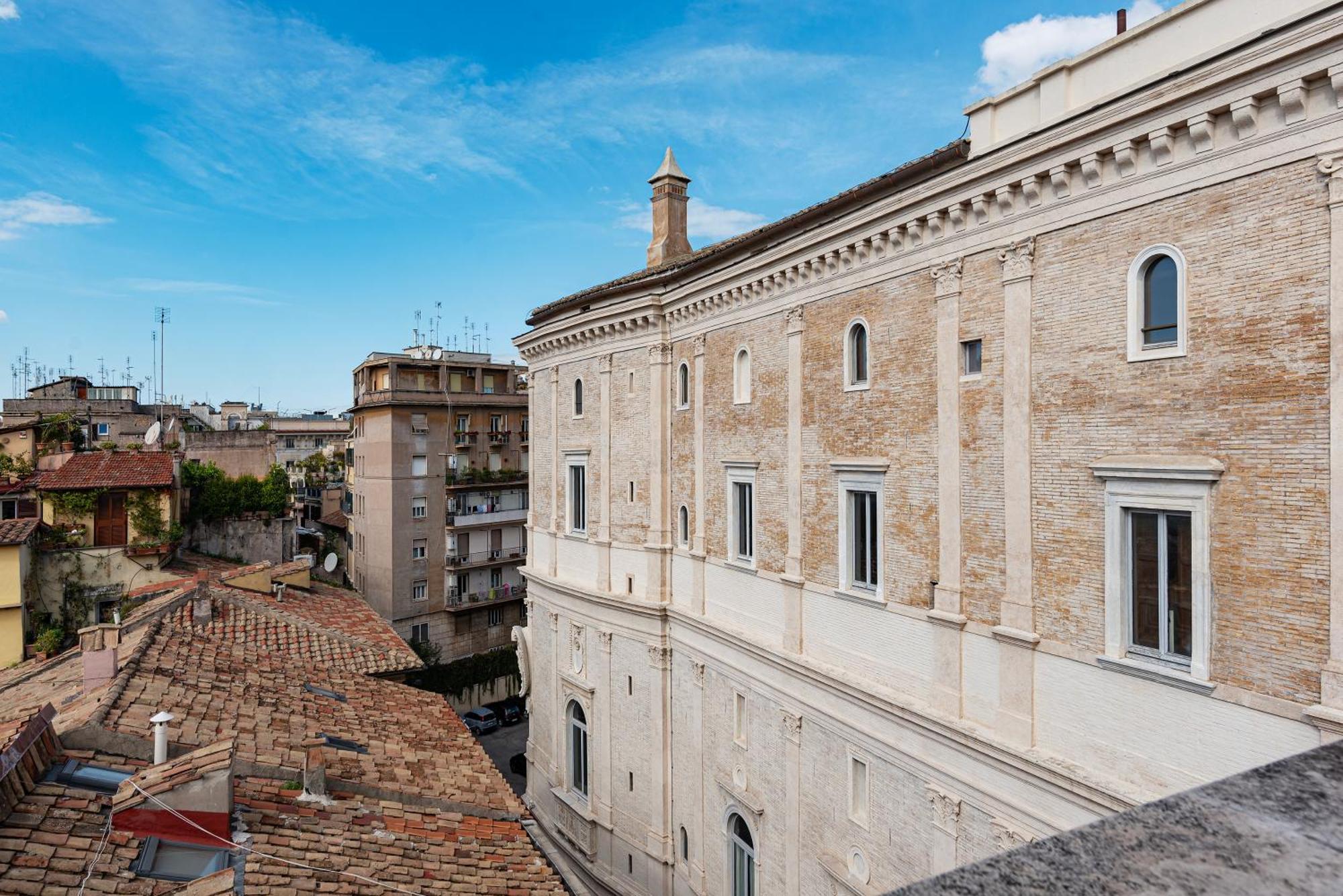Apartment With Terrace In Via Del Pellegrino - FromhometoRom Exterior foto