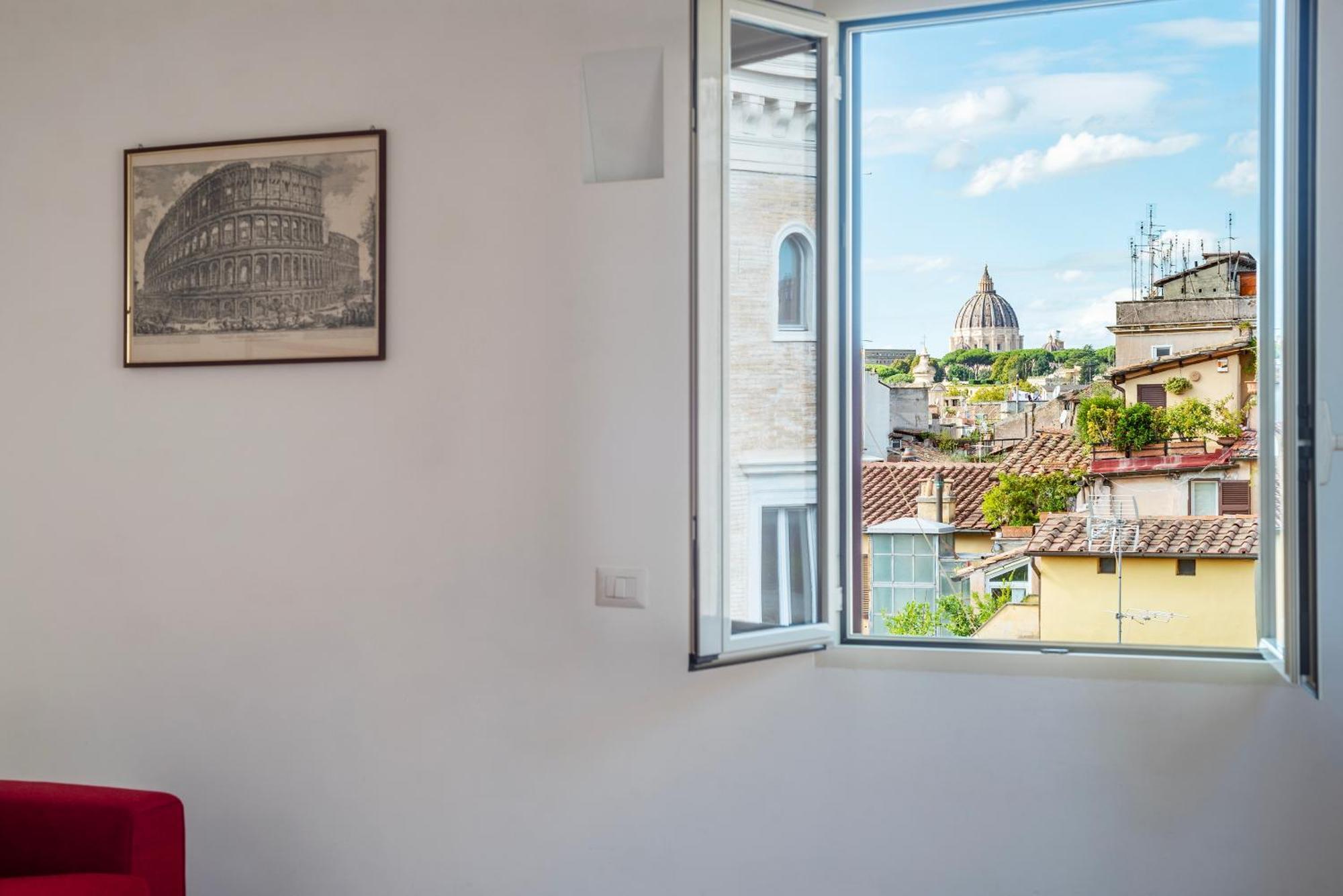 Apartment With Terrace In Via Del Pellegrino - FromhometoRom Exterior foto