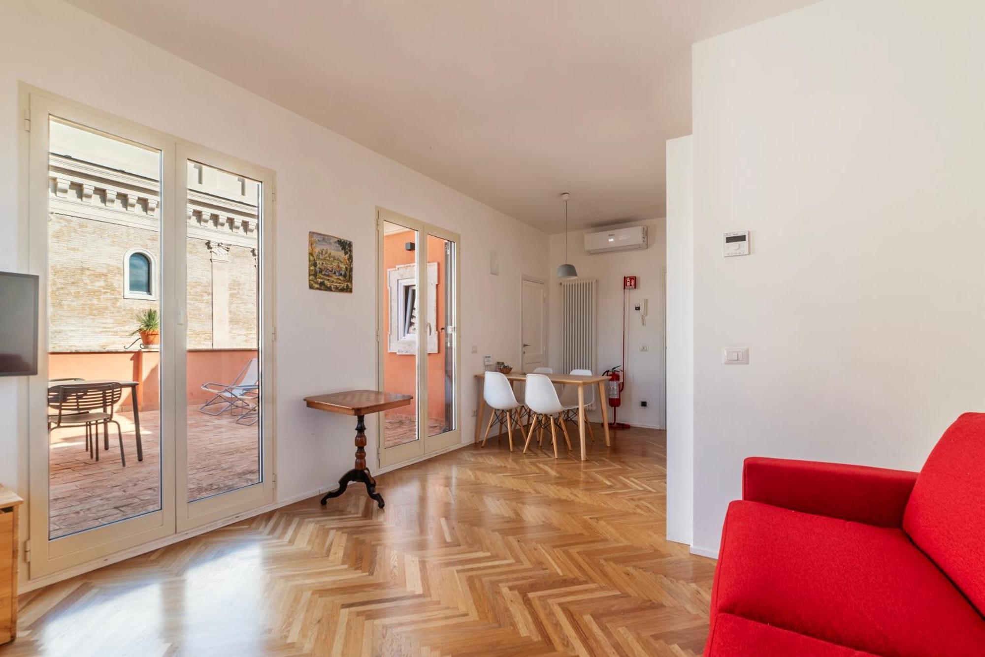 Apartment With Terrace In Via Del Pellegrino - FromhometoRom Exterior foto